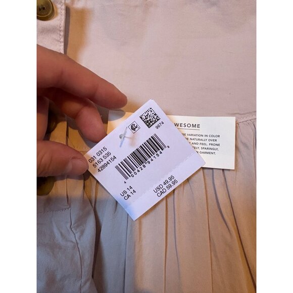 NEW American Eagle Stretch Bubble Mini Skort Skirt Mid-Rise Hushed Violet 14 - Picture 12 of 12